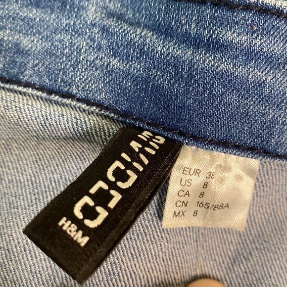 H&M Denim Dress Size 8 - Picture 8 of 9